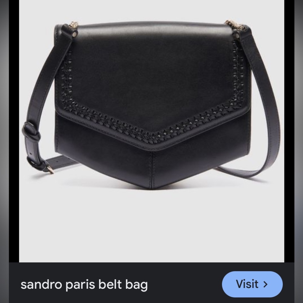 Sandro black bag